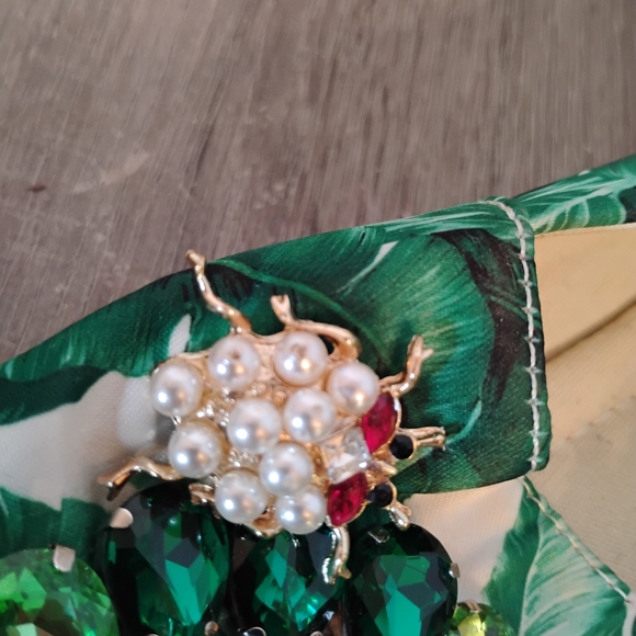 Chinese laundry Los Angeles Tropical Print/Embellish Espadrilles - Picture 5 of 11